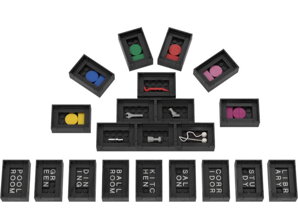 Lego Clue Cards