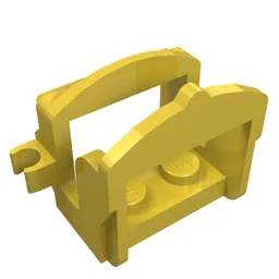 Animal / Creature Accessory, Saddle [Two Clips] / Yellow