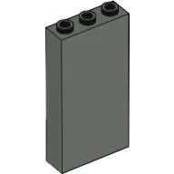 Brick 1 x 3 x 5 with Side Supports / Dark Gray
