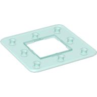 Lego Clikits Frame, Square 3 x 3 with 8 Holes / Trans-Light Blue