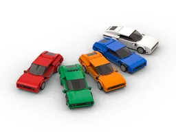 1968 Raging Bull Espada - Set of Five Colors - 8 Stud Speed Champions