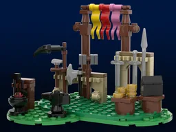 Medieval Guarded Vendors