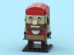 Brickheadz Captain Fear Mascot