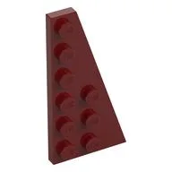 Wedge Plate 6 x 3 Right / Dark Red