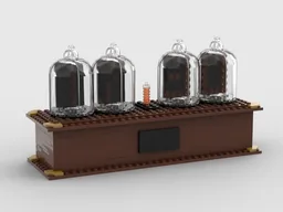 Faux Nixie Tube Clock