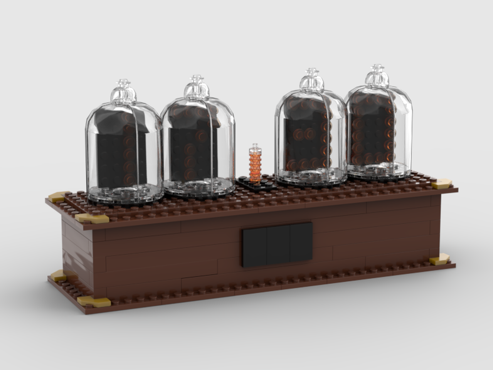 Lego Faux Nixie Tube Clock