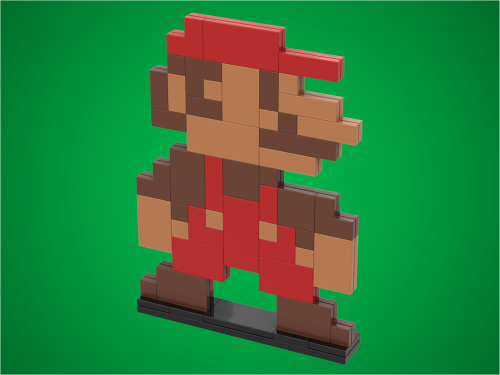 Lego 8-bit Mario