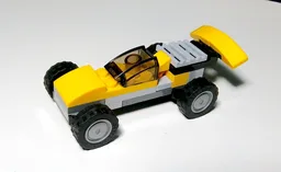 Yellow racing bolid