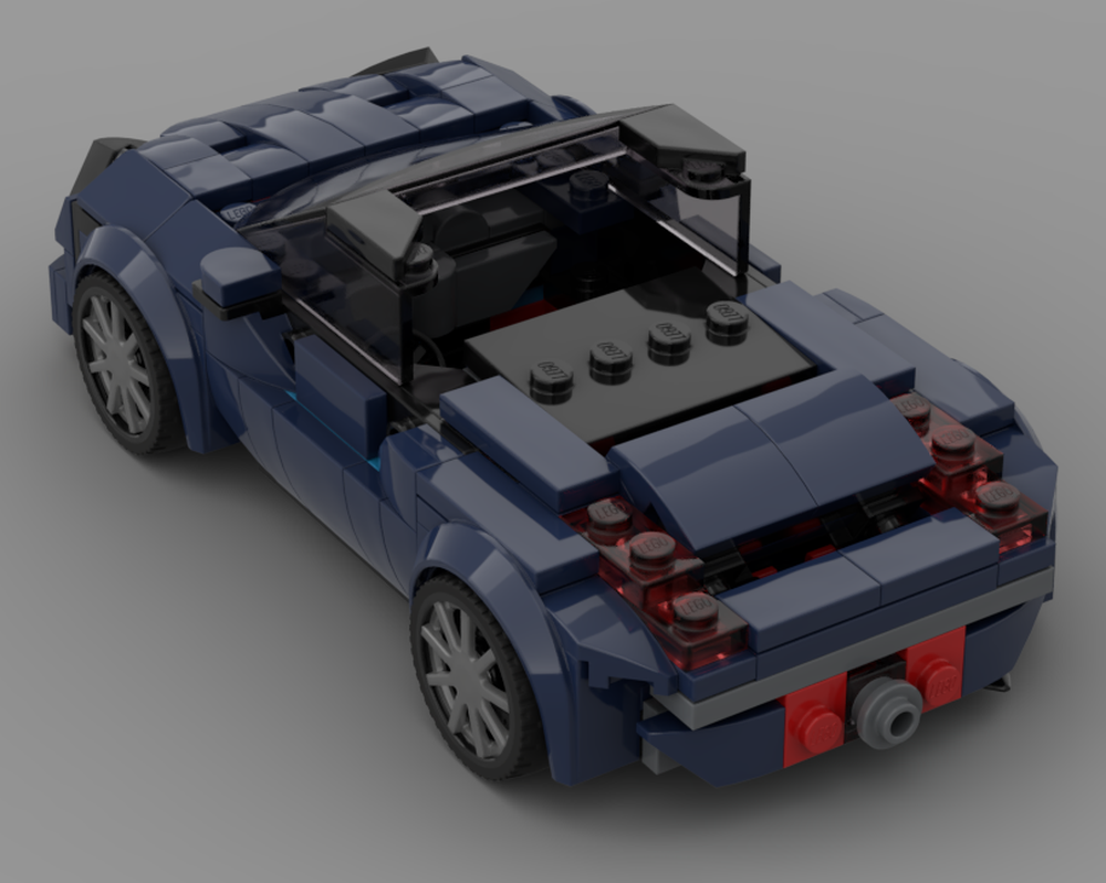 Lego Ford Streetka with working foldable roof (76920 alt)