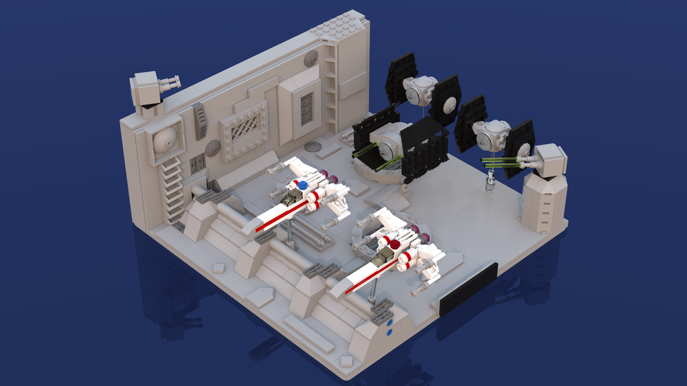 Lego Centi Scale Death Star Trench Run