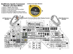 6 MOC Bundle! NASA Life-Size Apollo Command Module Interactive Model Series