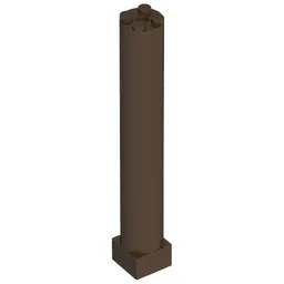 Support 2 x 2 x 11 Solid Pillar / Brown