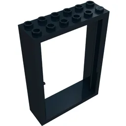Door Frame 2 x 6 x 7 / Black