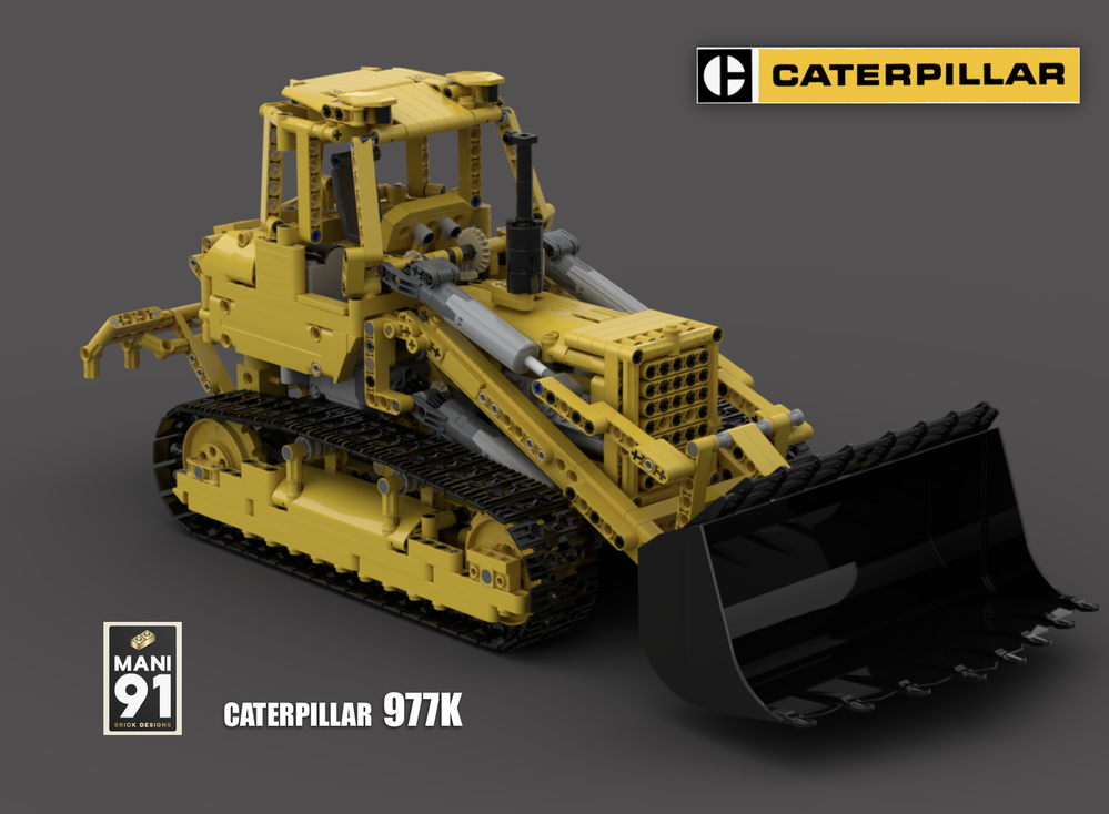 Lego Caterpillar 977K Crawler Loader
