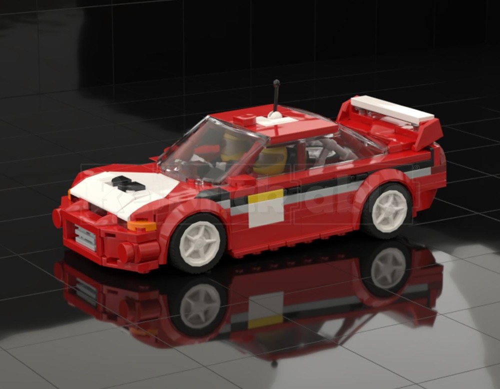 Lego Mitsubishi Lancer Evolution VI Rally car (tarmac spec)