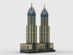 Al Kazim Towers at 1/650th Scale