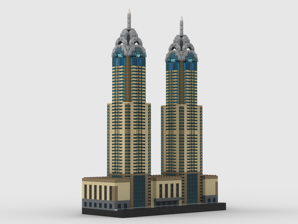 Lego Al Kazim Towers at 1/650th Scale