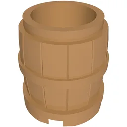 Barrel 2 x 2 x 2 / Medium Nougat