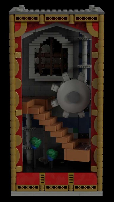 Lego Cube2: Clocktower Stage (animated)