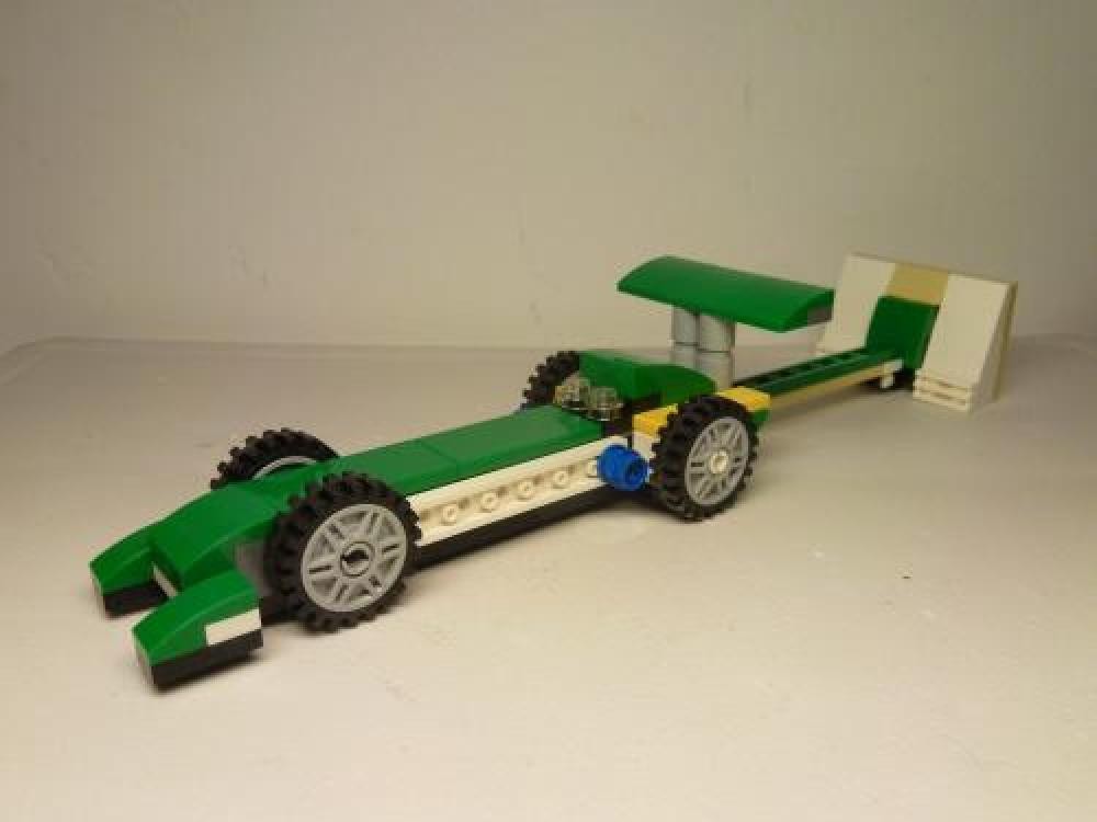 Lego 31056 Drag Racer with Parachute