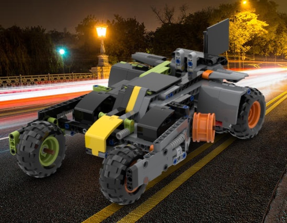 Lego Twoface's troublemaking double tumble - monster truck combination model