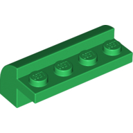 Lego Brick Curved 2 x 4 x 1 1/3 / Green