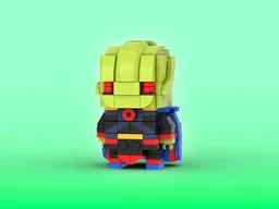 Martian Manhunter Brickheadz LEGO MOC - DC