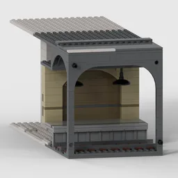 Basement for moduars: with underground line 2