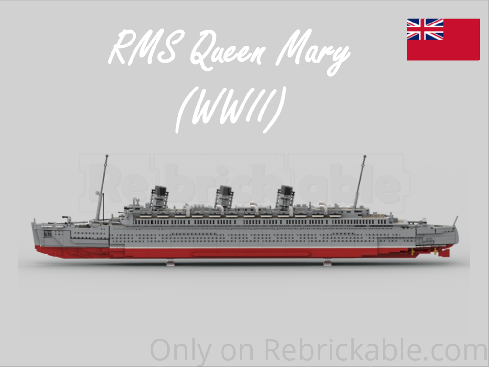 Lego RMS Queen Mary WWII