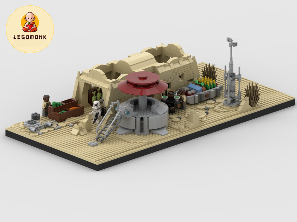 Lego Scenario of Tatooine - Market Part03