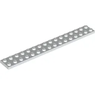 Plate 2 x 16 / White