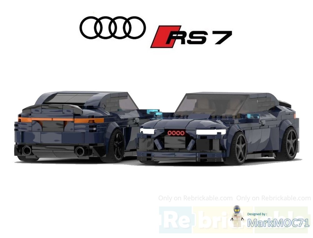 Lego AUDI RS-7 Dark Blue