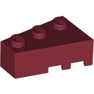 Brick Wedged, Angled 3 x 2 Left / Dark Red