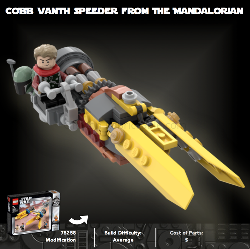 Lego Cobb Vanth Speeder from The Mandalorian