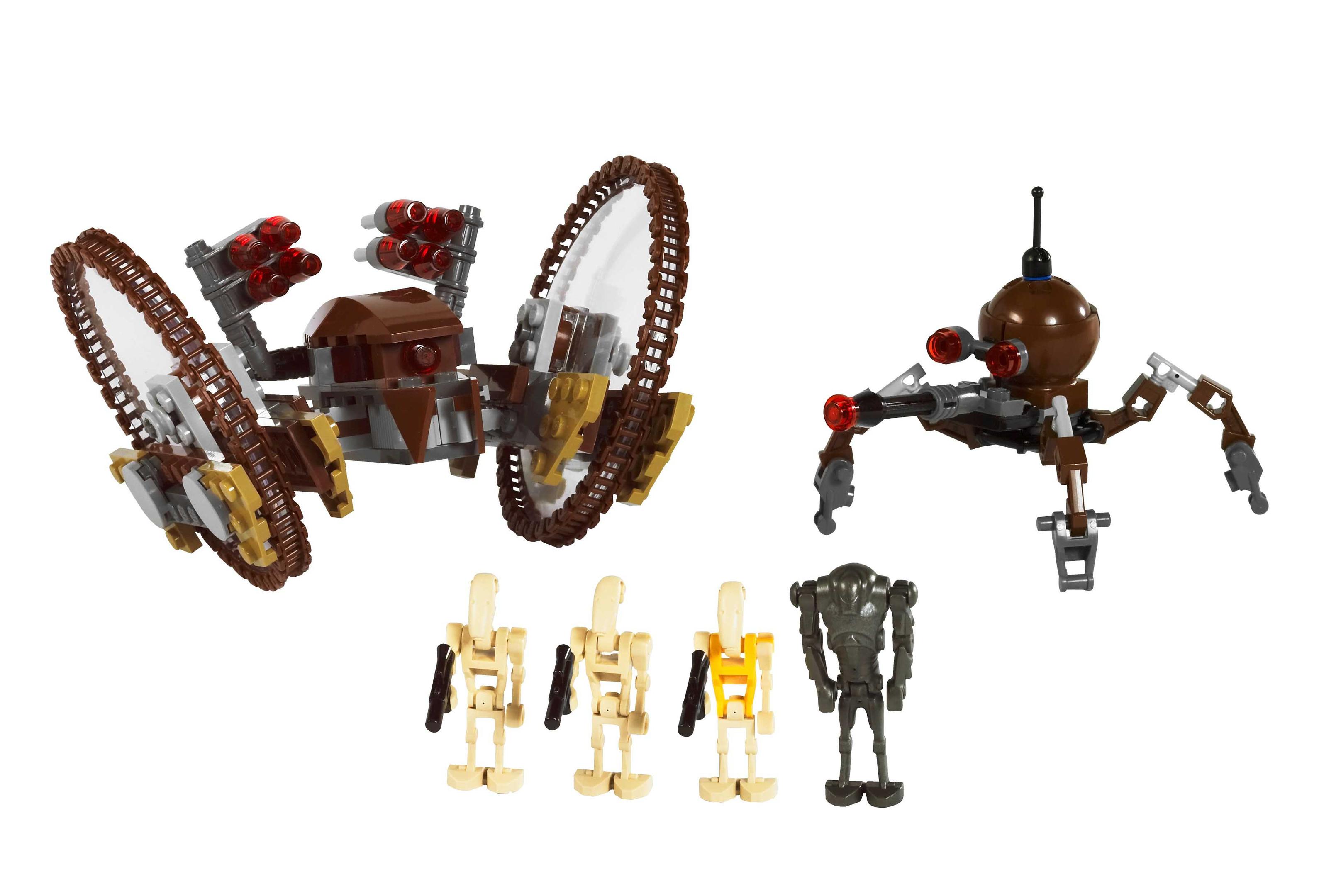 Lego Hailfire Droid & Spider Droid Clone Wars White Box