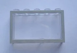 Modulex Window 1 x 5 x 3 with Gray Border Print