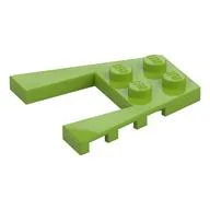 Wedge Plate 4 x 4 with 2 x 2 Cutout / Lime