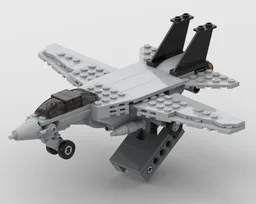 F14 tomcat with geared wings