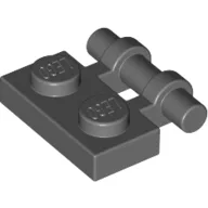 Plate Special 1 x 2 Side Handle [Free Ends] / Dark Bluish Gray