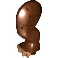 Lego Animal Body Part, Dinosaur, Ankylosaurus Leg, Left, Rear / Hind, with Pin, Nougat Nails and Dark Brown Patches Print / Reddish Brown