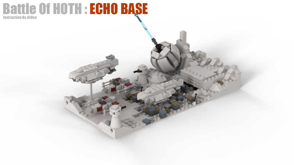 Lego Battle Of HOTH : ECHO BASE