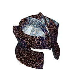 Helmet Castle with Cheek Protection Angled / Speckle Black-Copper