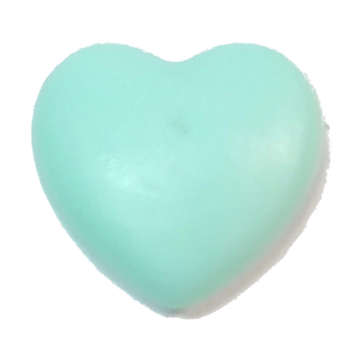 Lego Clikits Icon, Heart 2 x 2 Large with Pin / Aqua