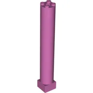 Support 2 x 2 x 11 Solid Pillar / Medium Dark Pink