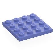 Lego Plate 4 x 4 / Blue Violet