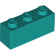 Brick 1 x 3 / Dark Turquoise