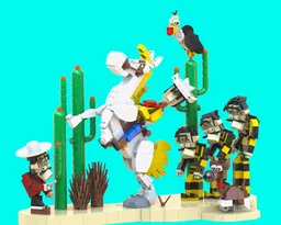 Lucky luke and Dalton