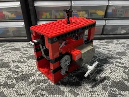 Lego Mechanical Useless Machine