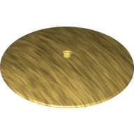 Dish 9 x 9 Inverted with Pin Hole (Radar) / Pearl Gold