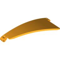 Lego Technic Panel Curved 5 x 13 x 2 Tapered, Left #50 / Bright Light Orange